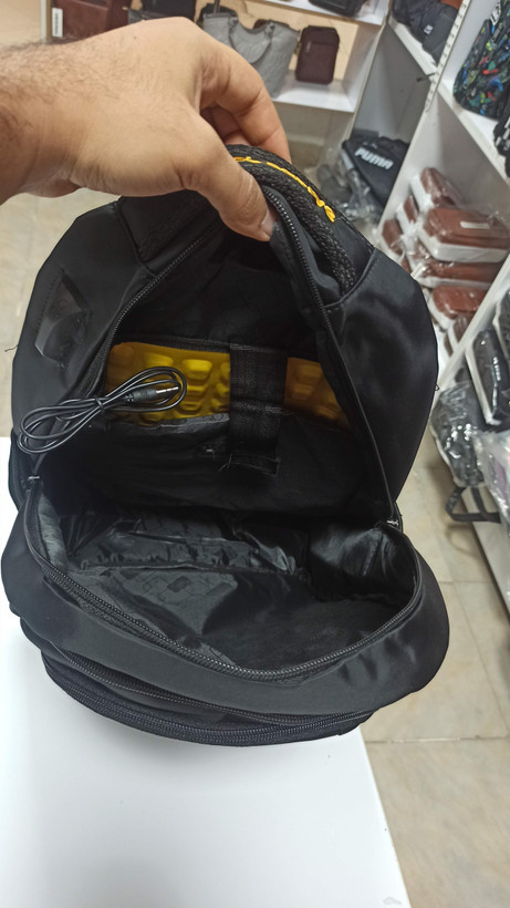 کوله پشتی مشکی برزنتی دیبا Camel