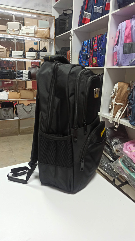 کوله پشتی مشکی پارچه کجرا