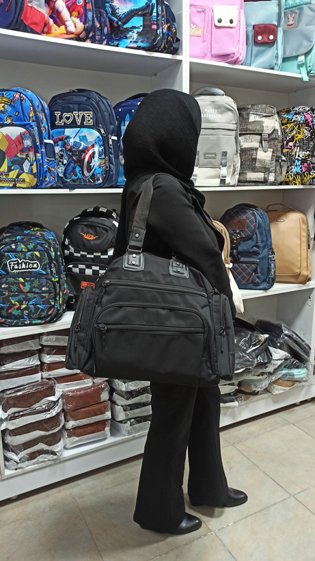 کیف بزرگ زنانه ساتن خارجی ضد آب